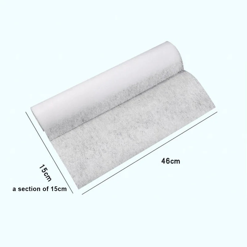 5/10M Disposable Hood Oil Filter Paper Non-woven Cooker Hood Extractor Fan Filter Kitchen Hood Grease Anti Oil Cotton