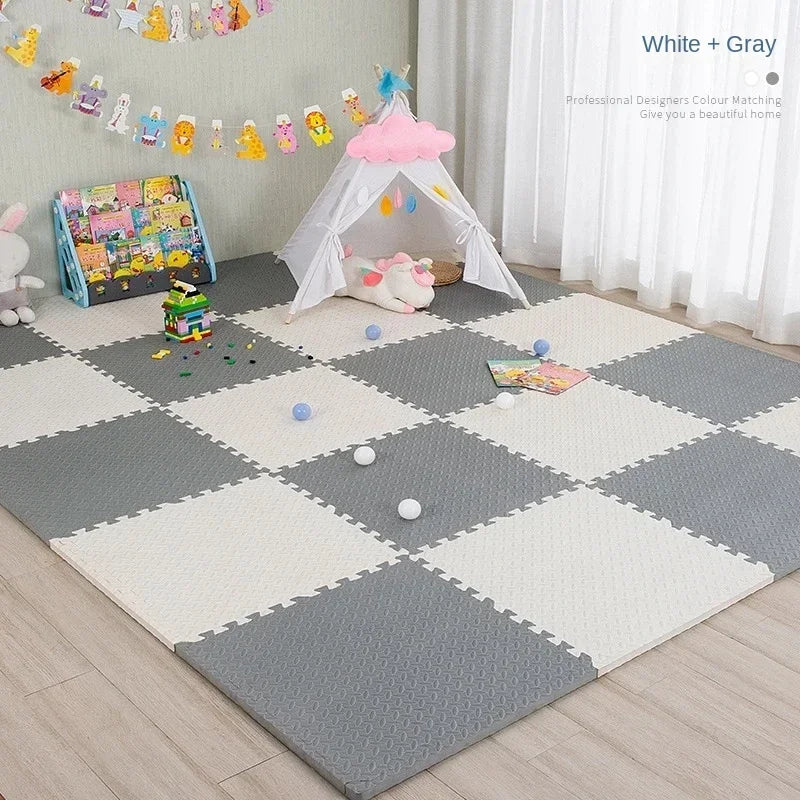 8/16PCS Non-Toxic Baby Play Mat, Interlocking Soft Foam Floor Mats for Kids' Play Area and Baby Floor Exercise Non-Slip Design