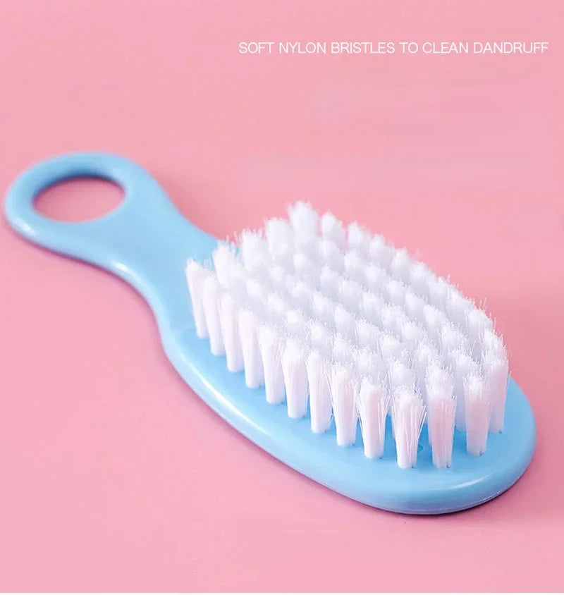 Baby Care Set Safe Nail Clippers Soft Comb Brush Care Combination Hair Comb Grooming Brush Set Nail Trimmer Kit Healthcare Tools