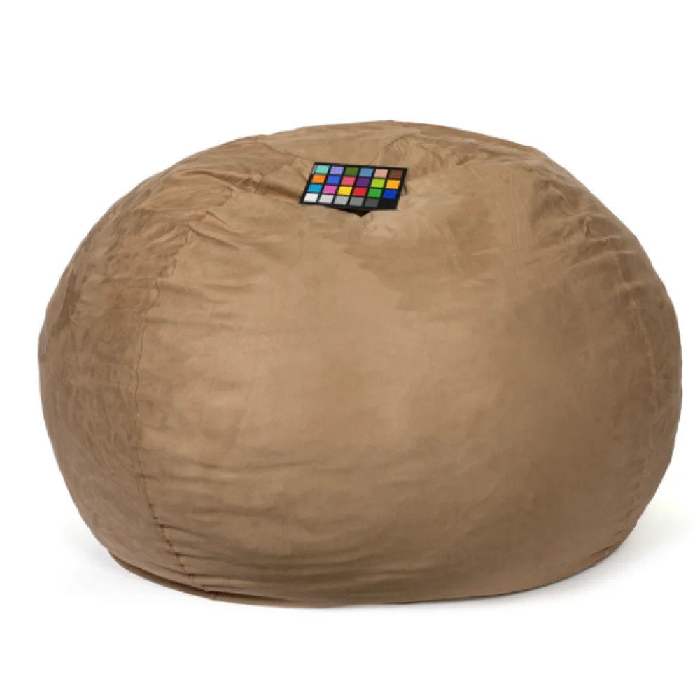 5-Foot Comfortable High-Density Shredded Foam Bean Bag Chair Removable Microsuede Cover Ideal Reading and Bedroom