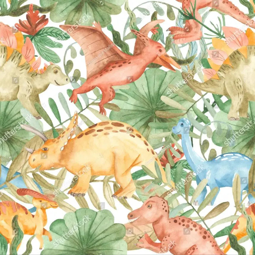 Little Dinosaur Cartoon Wallpaper