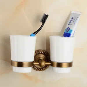 Solid Brass Bathroom Accessories Set,Robe hook,Paper Holder,Towel Bar,Soap Basket,Bathroom Fitting Sets