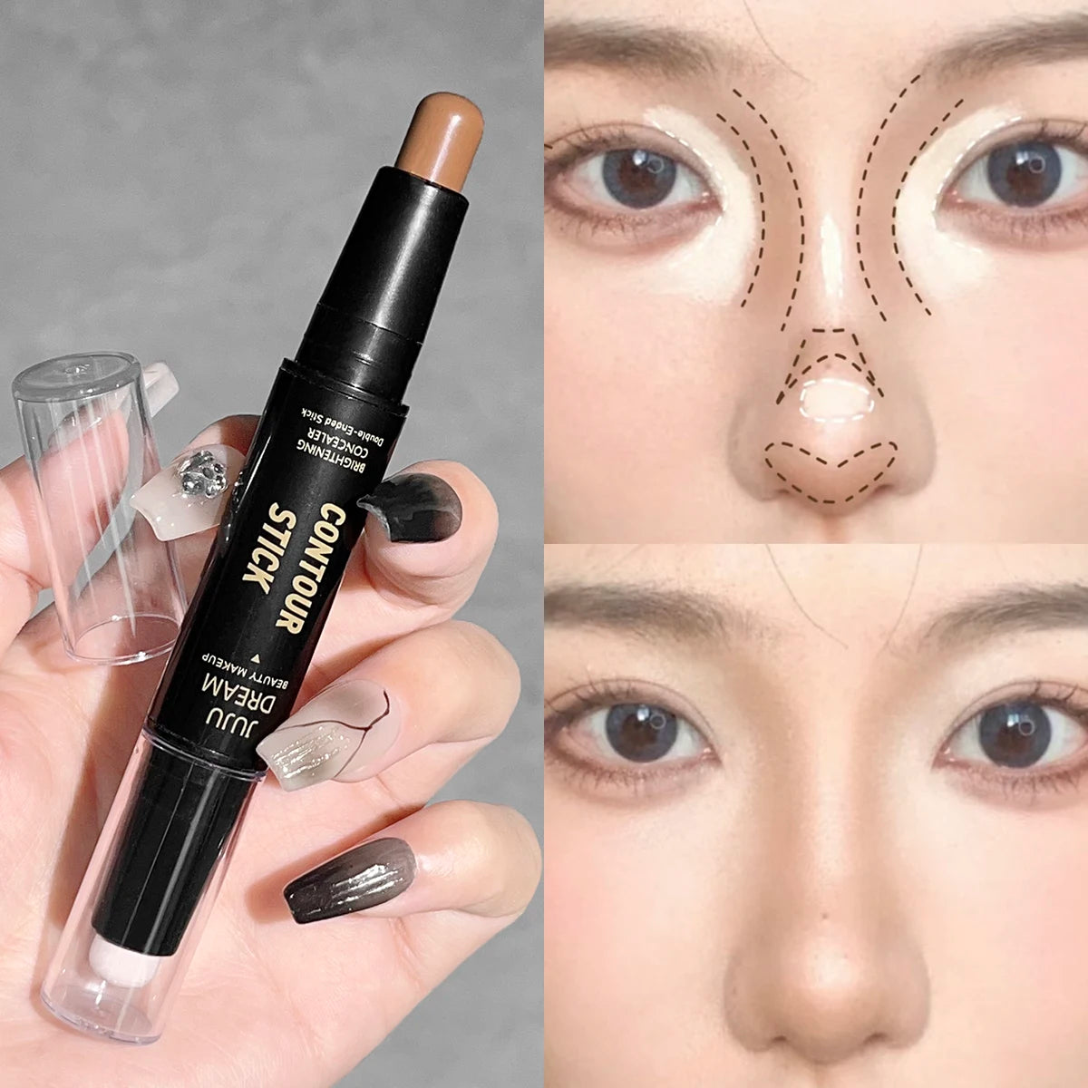 Double-Ended Dual-Purpose Nose Shadow