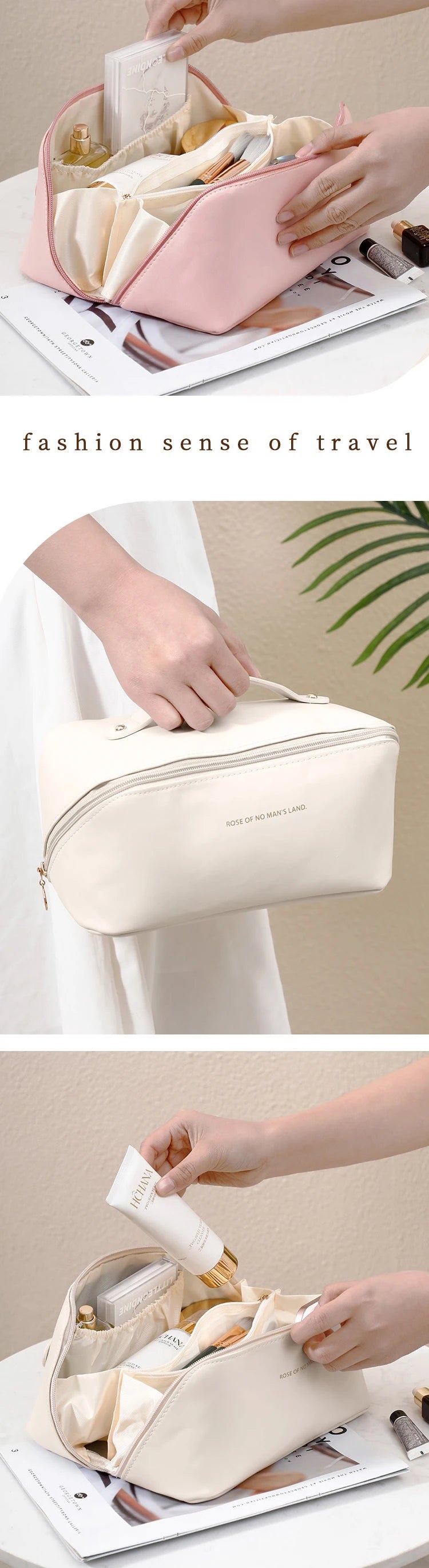 Large Portable Capacity Cosmetics Storage Bag