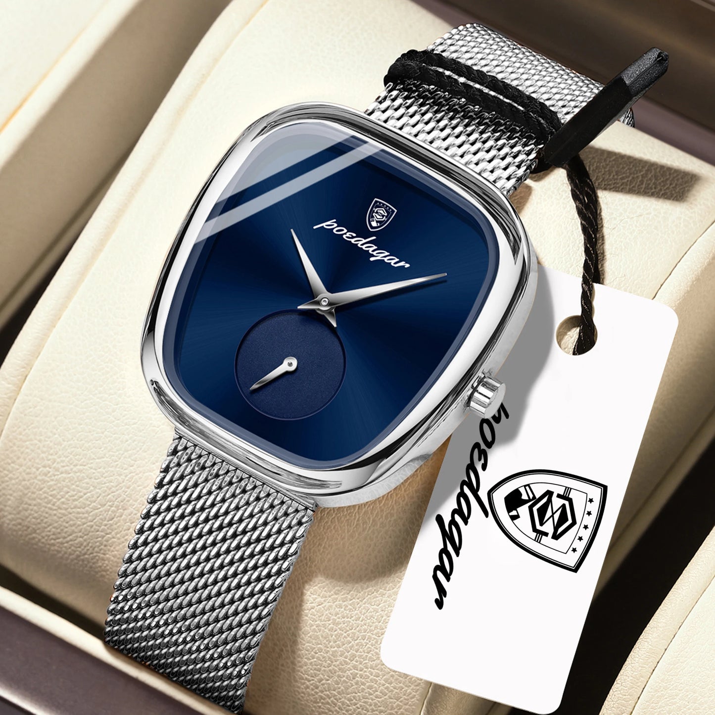 POEDAGAR Top Elegant Fashion Woman Wristwatch Waterproof Stainless Steel Ladies Watch Luxury Women's Quartz Watches Female Reloj