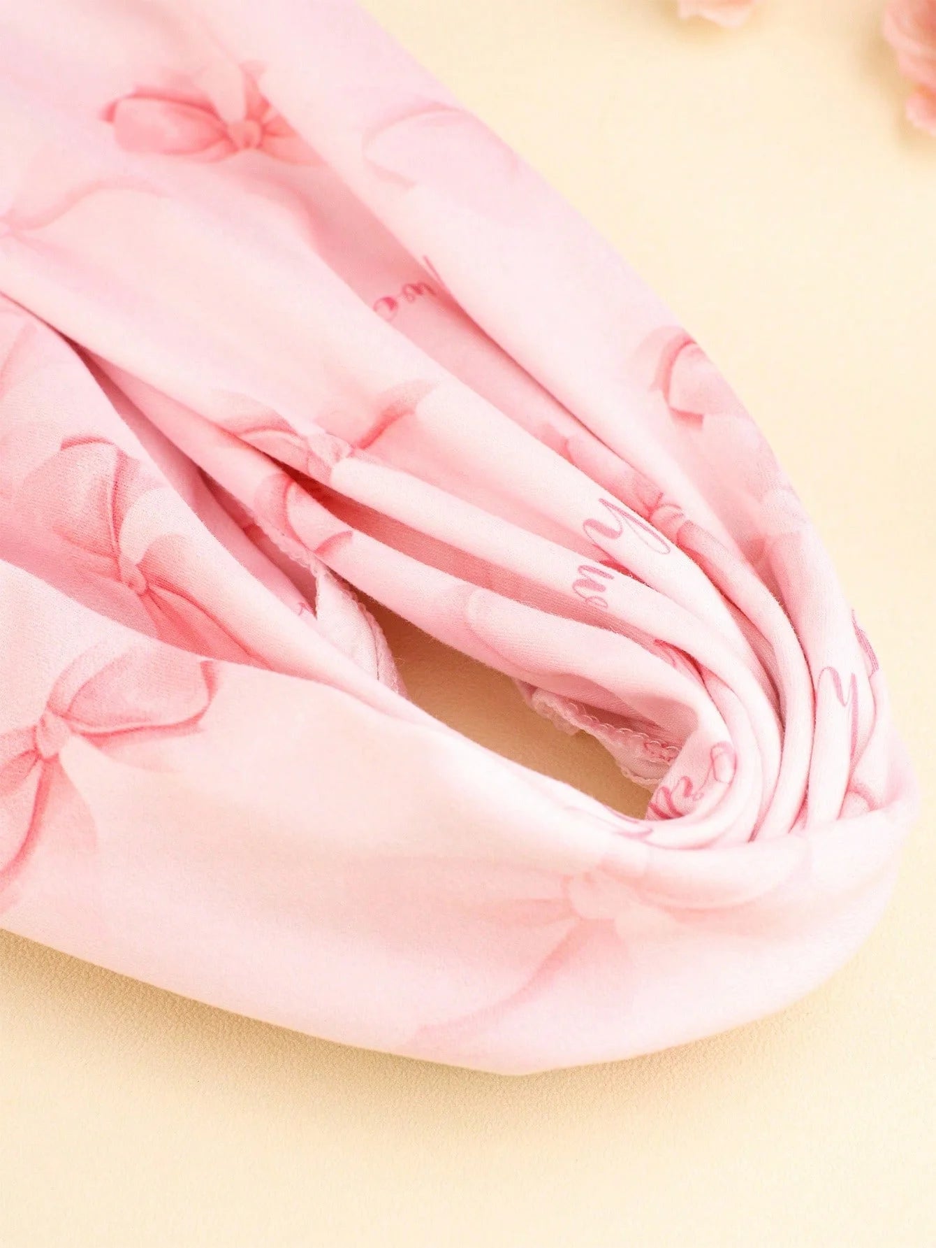 Ylsteed Newborn Photography Receive Blanket Newborn Bow Print Swaddle Blanket with Hat Bedding Infant Bath Towel Baby Items-HD