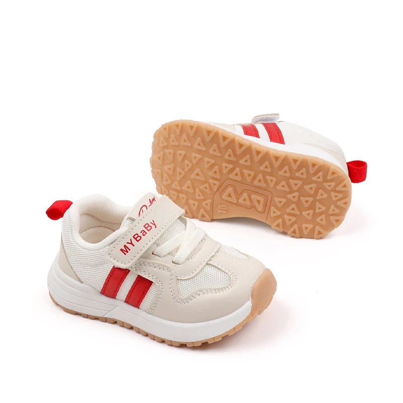 Baby Sneaker Spring and Autumn High Quality Rubber Sole Toddler Sport Shoes for Kids Outdoor Play Prewalking 2024 Fashion BM07