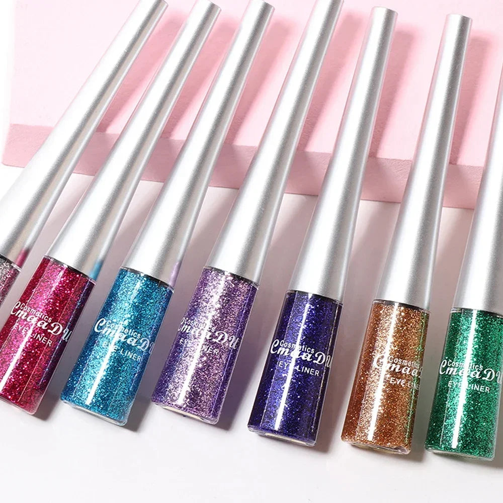 16 Colors Shiny Glitter Liquid Eyeliner