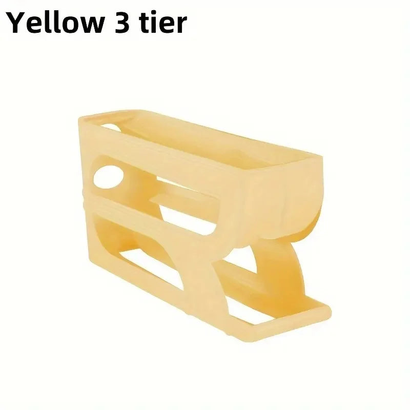 Automatic Egg Dispenser Rolling Egg Tray Organizer, Space Saving Refrigerator Egg Roller,Holds 20/30 Eggs Simultaneously