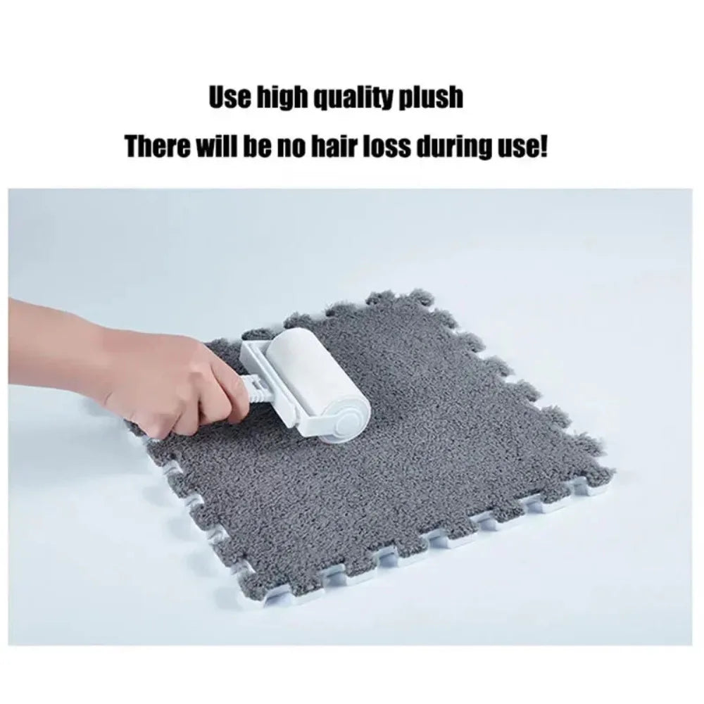 10Pcs Soft Plush Baby Play Mat EVA Foam Puzzle Carpet 30x30cm Children’s Mat Keep Warm for Kids Room Baby Toys Floor Playmat