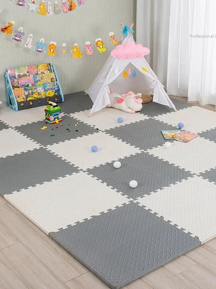 8/16PCS Non-Toxic Baby Play Mat, Interlocking Soft Foam Floor Mats for Kids' Play Area and Baby Floor Exercise Non-Slip Design