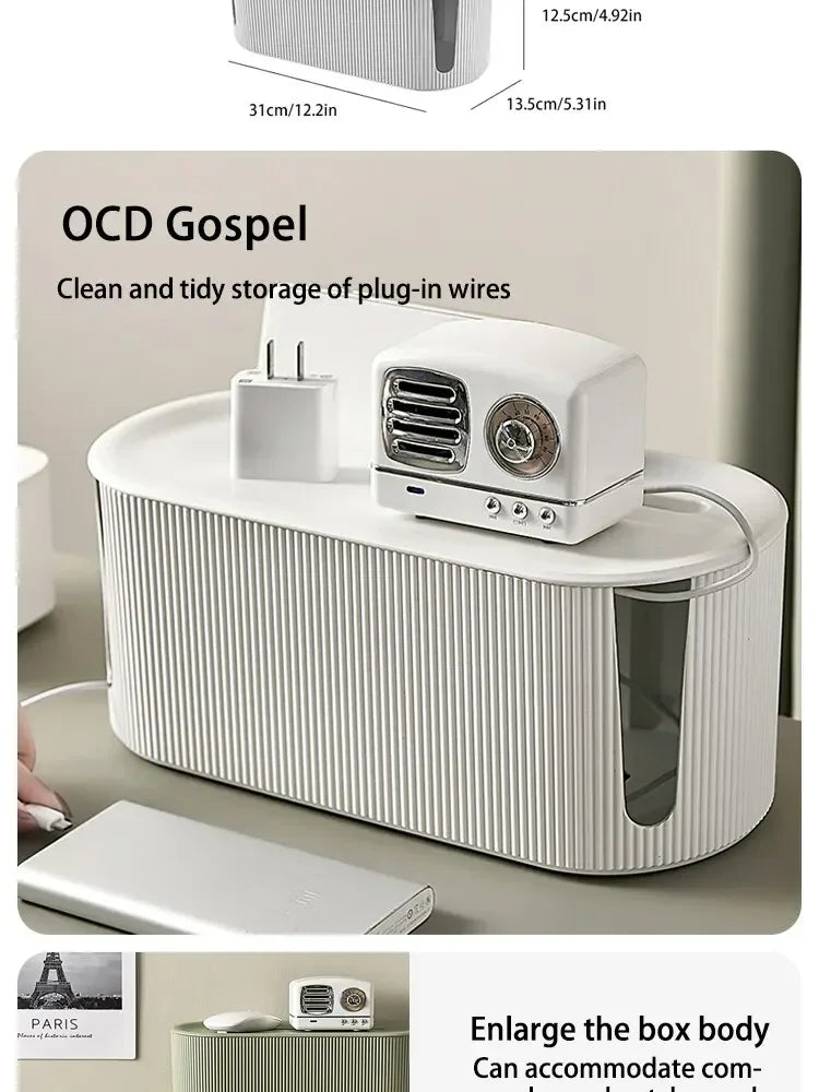 Portable Cable Management Organiser Box