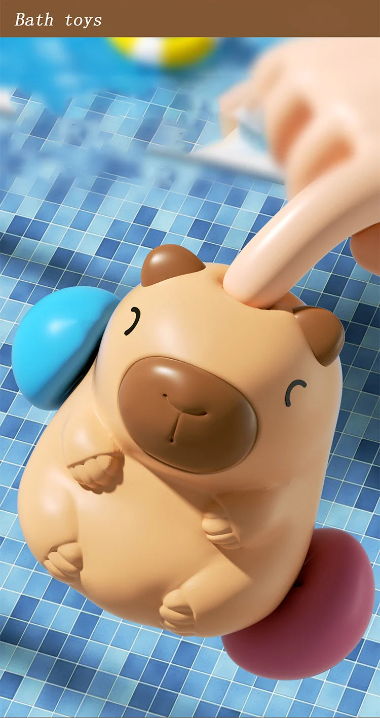 Baby bath toys, water play toys, shower toys. Cute capybara children's water play toys