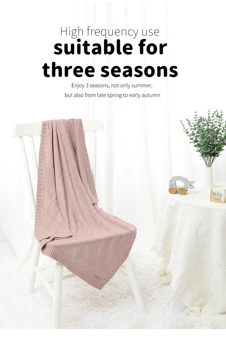 Baby Blankets Newborn Infant Boys Girls Cotton Stroller Nursery Swaddle Wrap Cover Quilts 90*70cm Toddler Outdoor Throw Play Mat