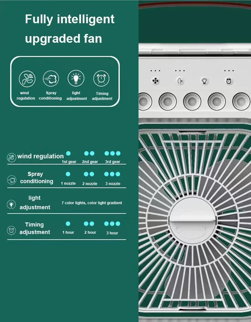 LED 3 In 1 Fan AIr Conditioner
