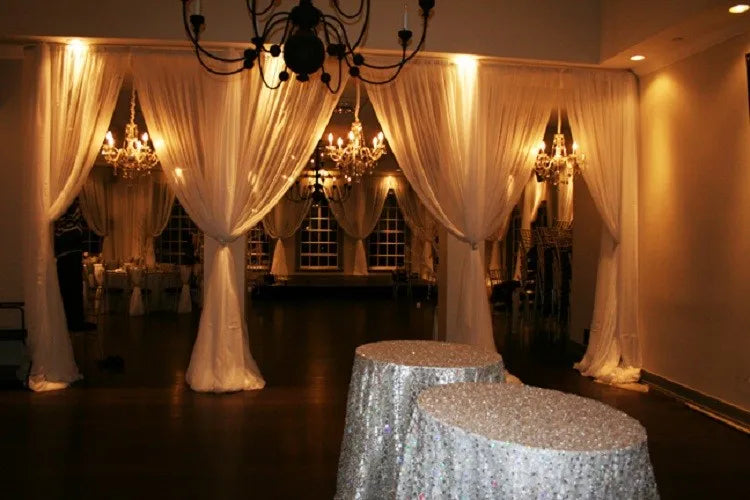 Wedding Decoration Adjustable Pipe Drape Stands Backdrop Event Aluminum Backdrop Stand Pipe