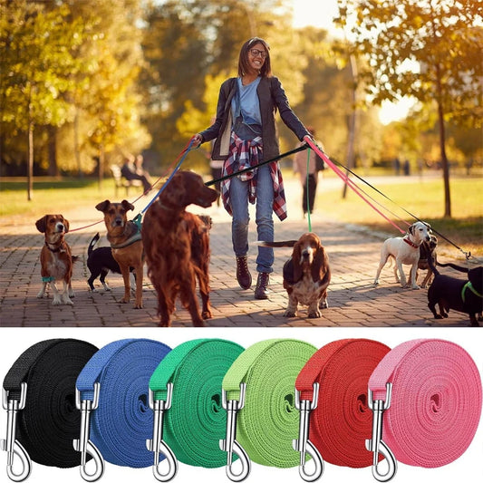 Nylon Dog Training Leash – Walking Traction Rope for Small to Large Dogs, Available in 1.5M to 10M