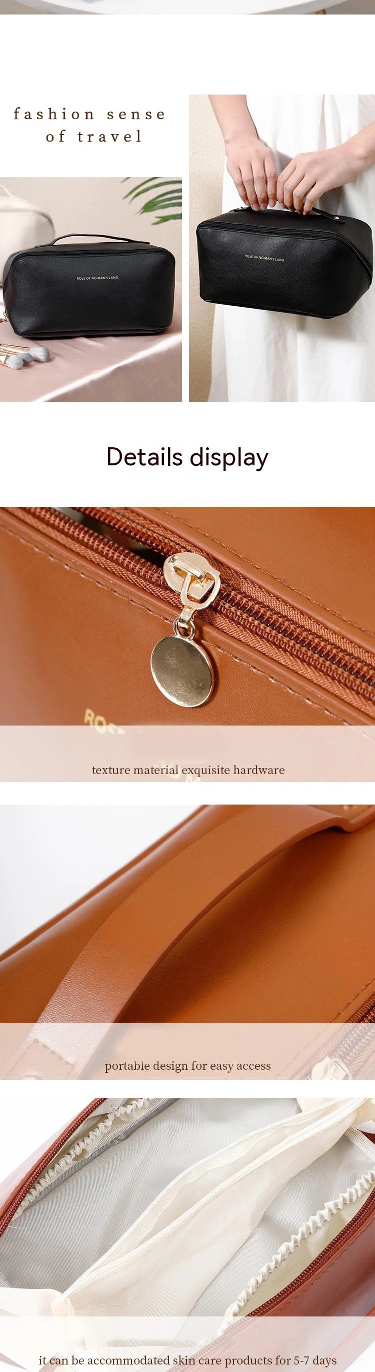 Large Portable Capacity Cosmetics Storage Bag