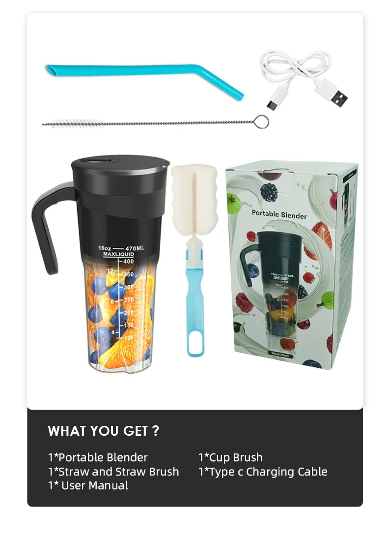 USB Electric Portable Blender