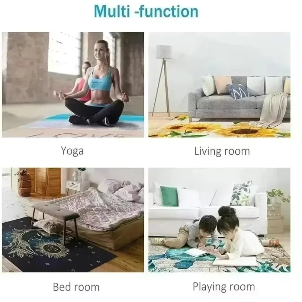 Childrens Traffic Road Playmat Rug Washable Car Map Educational Learning Nursery Carpet for Playroom Bedroom Decor Alfombra