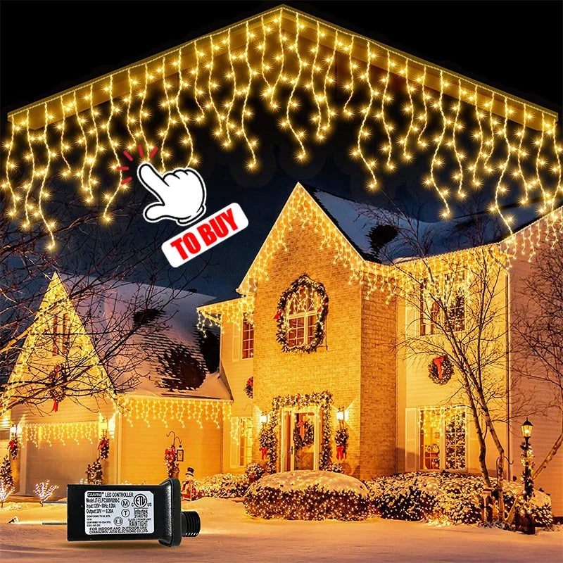 2/5/10M LED Copper Wire Light String Fairy Garland Battery Powered Garden Bedroom Party Wedding Christmas New Year Ornament