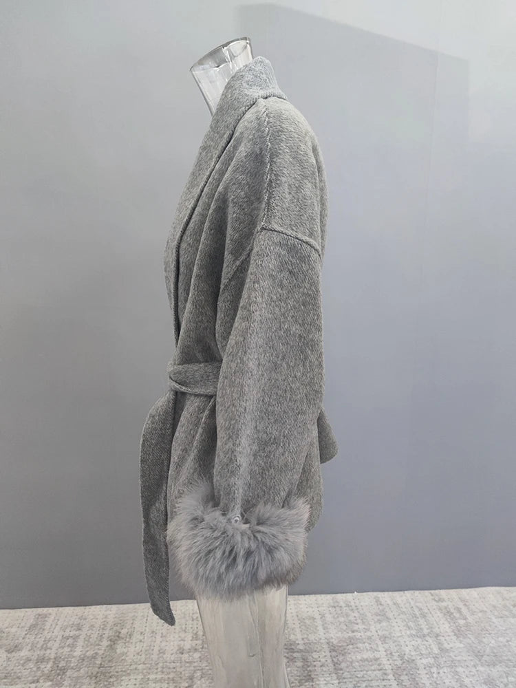 Elegant Lady Overcoat