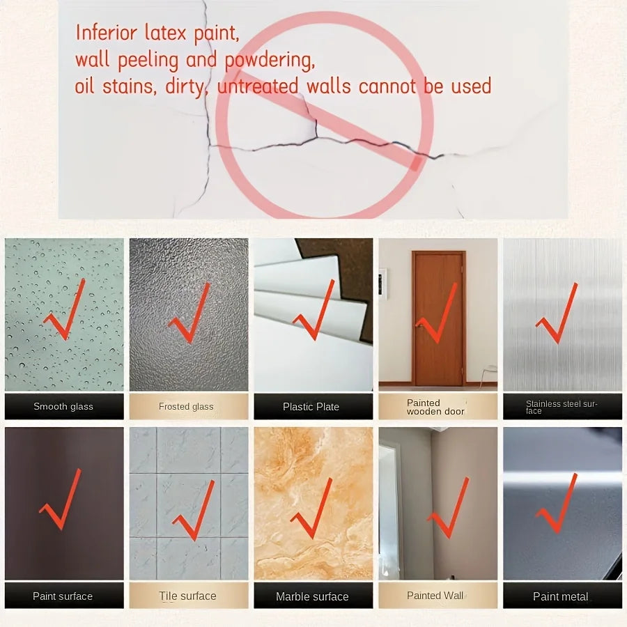 Self Adhesive Telescopic Pole Support Sticker Punch-free Household Telescopic Rod Holder Crossbar Wall Hooks Fixing Bracket