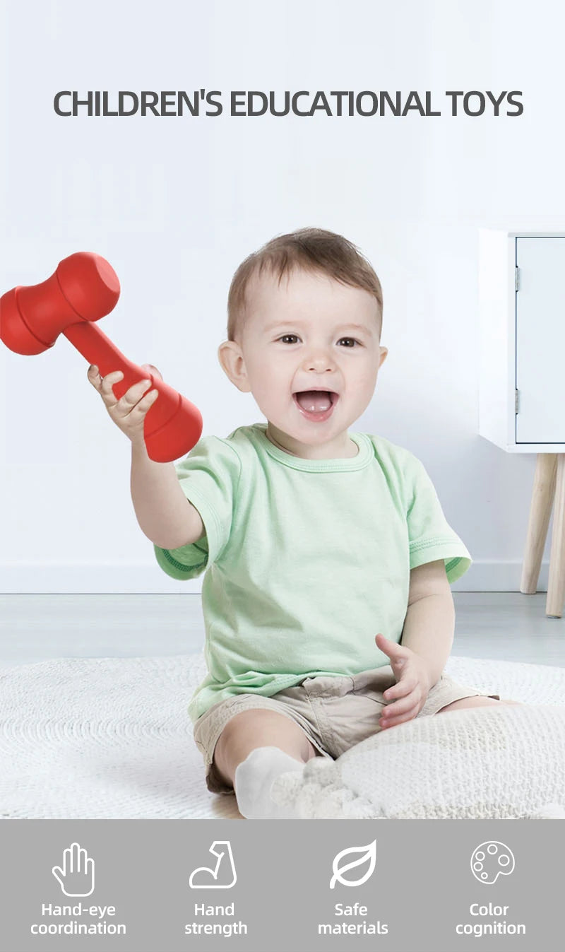 Children’s Interactive Ground Mouse Puzzle Toy – Tapping, Sound-Making, and Parent-Child Play