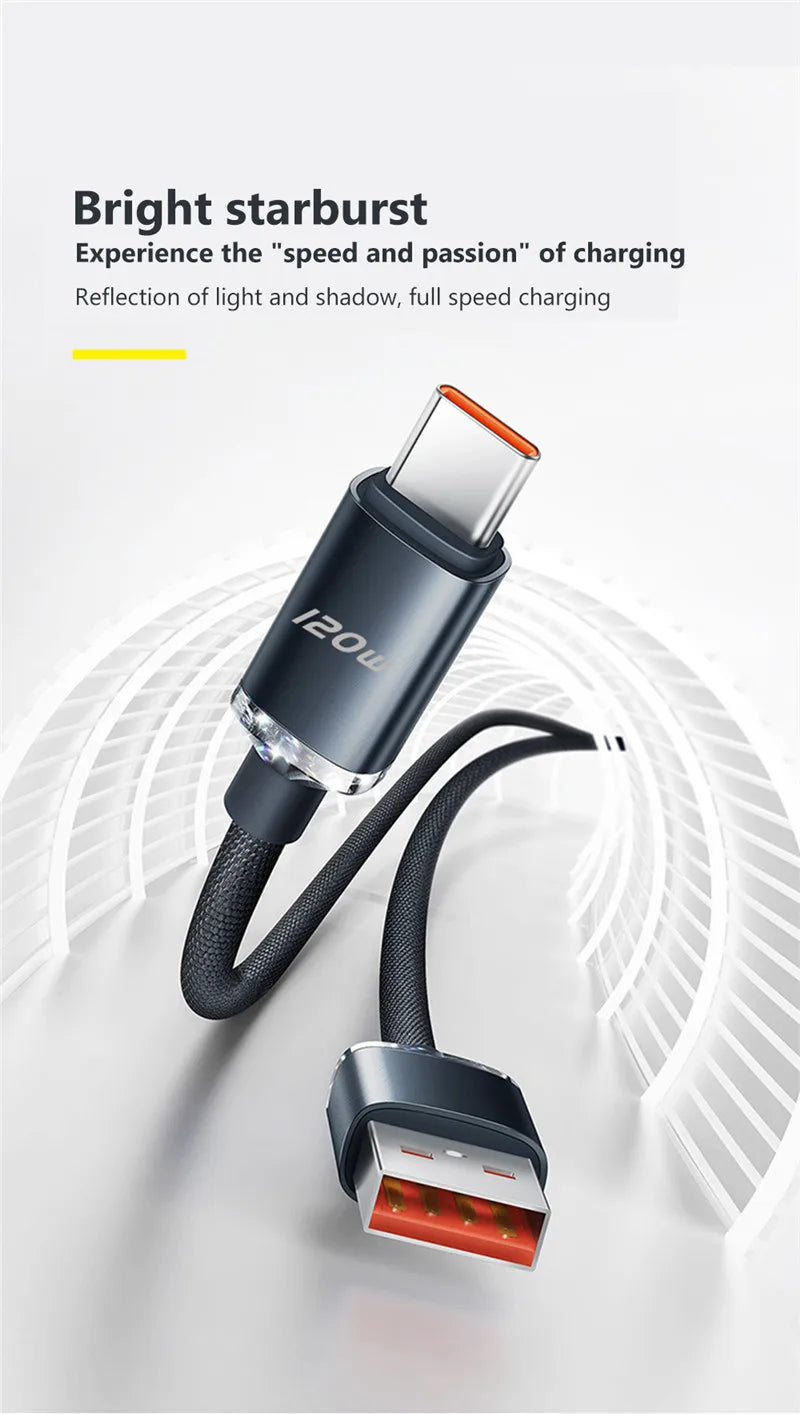 120W USB C Fast Charging Cable