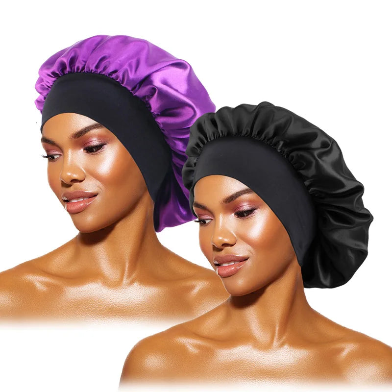 Satiin Elastic BandB Head Cap
