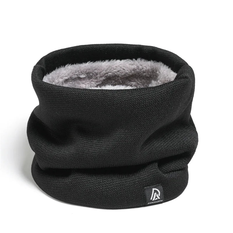 Unisex Solid Cashmere Ring Scarf