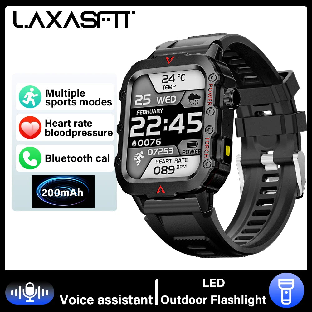 LAXASFIT LED Bluetooth Smart Watch
