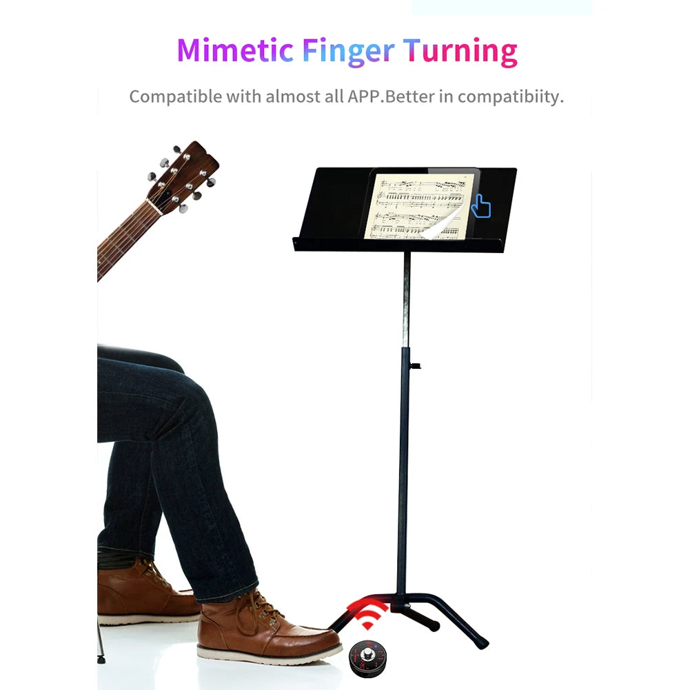 Wireless Page Turner Bluetooth-compatible Automatic Universal Score Page Turner For Phone Computer