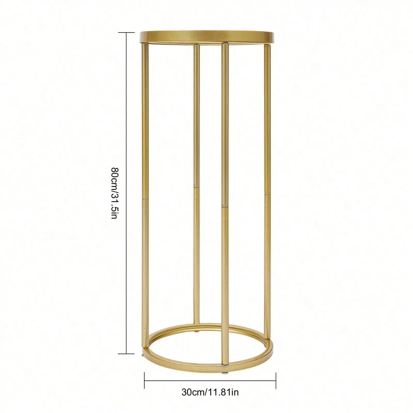 10Pcs Wedding Table Flower Centerpiece Decor 80cm Tall Gold Metal Column Centerpieces Party Favors Room Decor