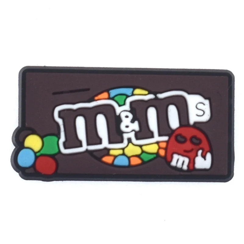 1PCS Cartoon Snack Shoe Charm – PVC Food & Drink Button for Slippers, Bags, and DIY Decor