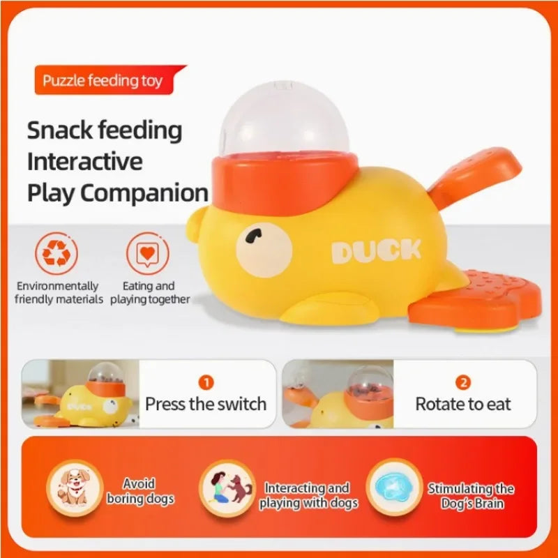 Duck-Shaped Pet Toy Feeder – Eco-Friendly, Non-Toxic Foraging Toy for Birds & Small Animals