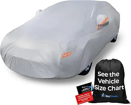 10-Layer Car Cover Waterproof All Weather - See Vehicle Size-Chart - Car Covers for Automobiles & Car Snow Cover - Full Exterio
