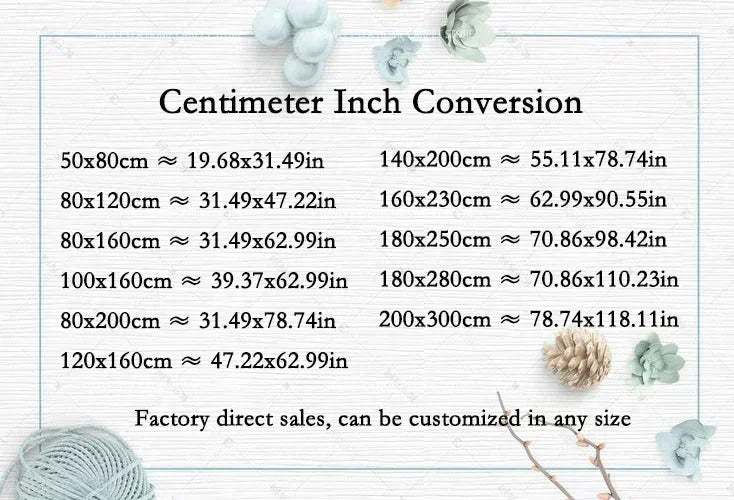 Nordic Light Luxury Living Room Rugs Modern Simplicity Style Bedroom Carpet Room Decor Non-slip Floor Mats Big Size 200x300
