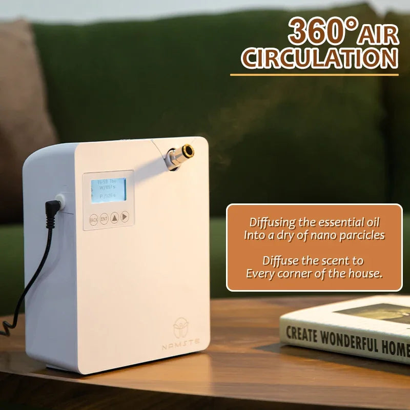 NAMSTE Scent Air Machine Home Essential Oil Diffuser With Smart Technology Bluetooth WiFi Aromatherapy Air Fresheners Sprayer