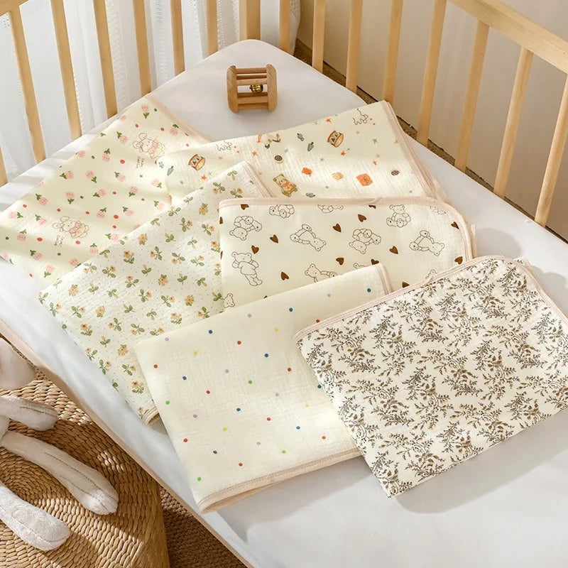Reusable Baby Diaper Changing Mat Cover Waterproof Foldable Newborn Baby Sheet Mattress Portable Multi Use Travel Floor Play Pad