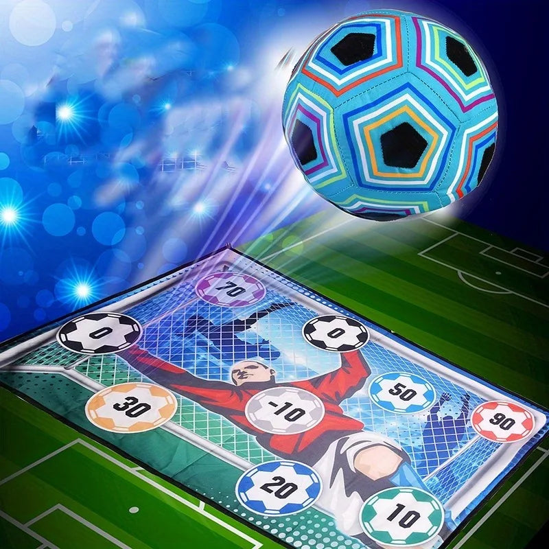 Soccer Game Mat With Adhesive Balls Soccer Toys Football Table Gift Children Football Training Carpet Kids Football Game Gifts