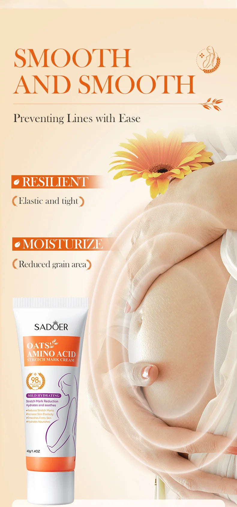 Stretch Marks Permanent Removal Cream