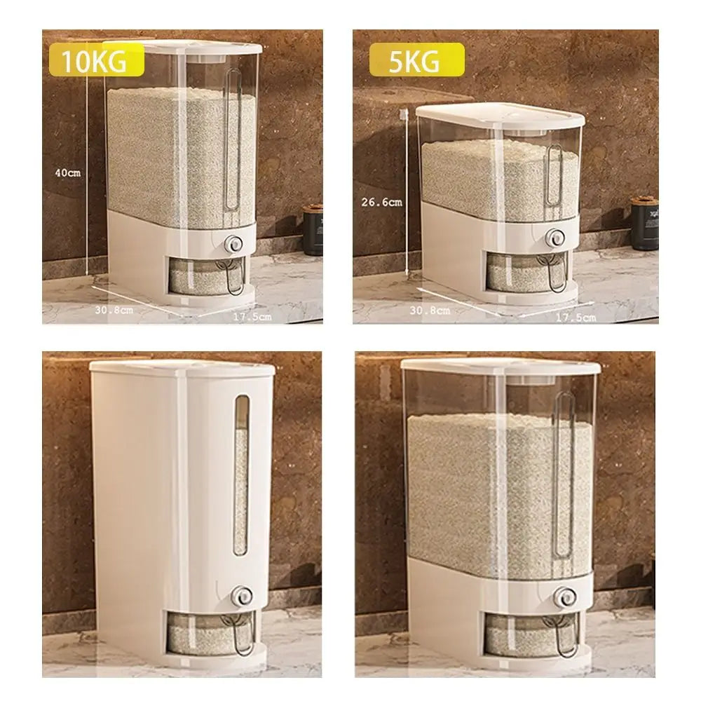 New Insect-proof Rice Storage Container 5/10KG Moisture Proof Dry Food Dispenser Sealed Storage Container Noodles