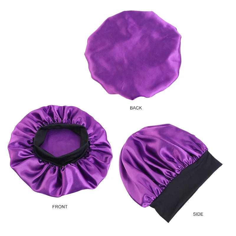 Satiin Elastic BandB Head Cap