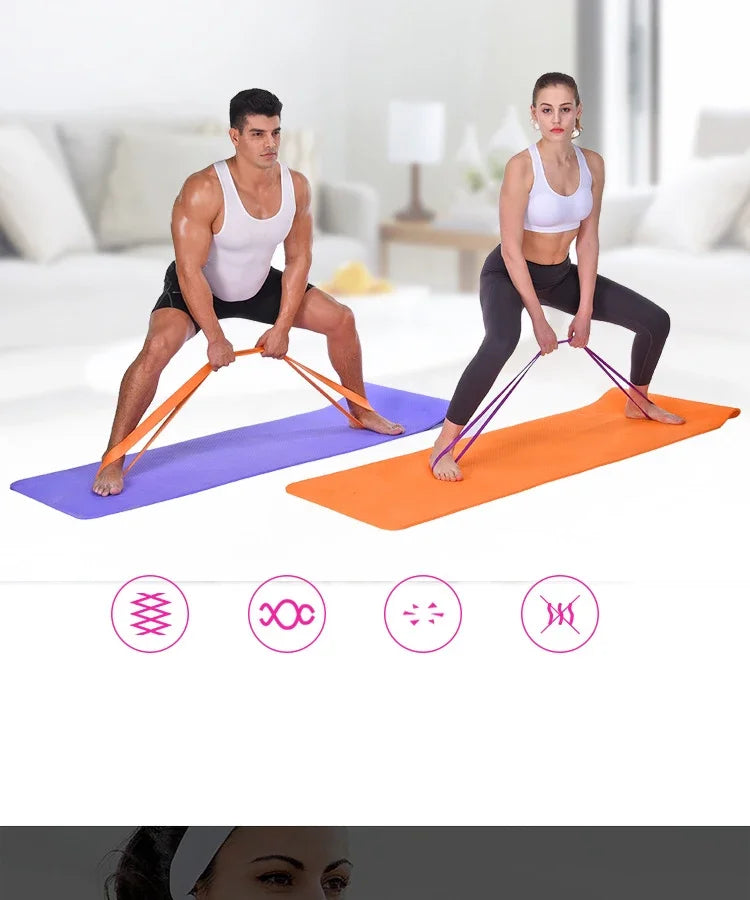 Resistance Exercise Elastic Workout Bands