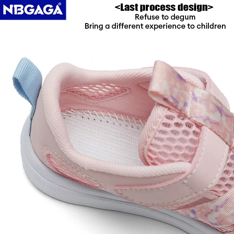 Summer Breathable Kids Sandals Boy and Girl Fashion Sneakers Lightweight Non Slip Walking Shoes Comfortable Sport Shoes