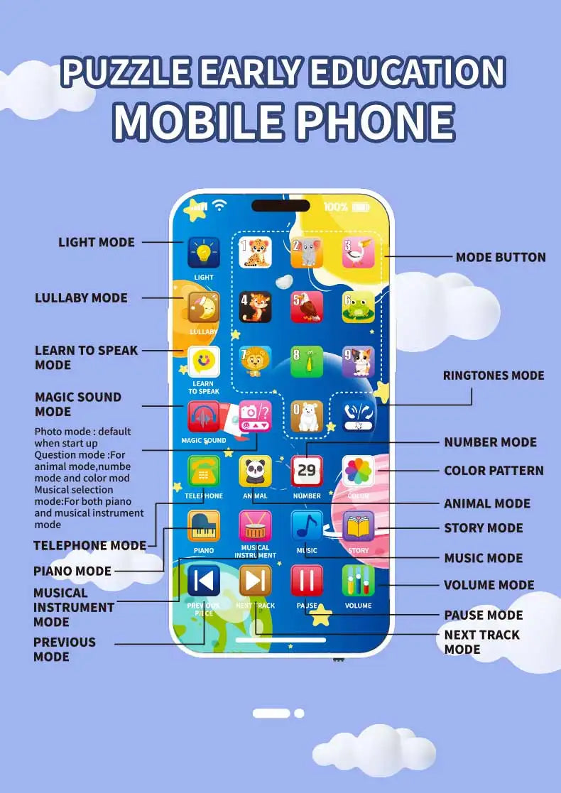 Educational Baby Music Phone Toy