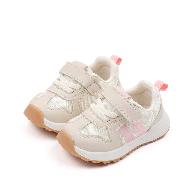 Baby Sneaker Spring and Autumn High Quality Rubber Sole Toddler Sport Shoes for Kids Outdoor Play Prewalking 2024 Fashion BM07