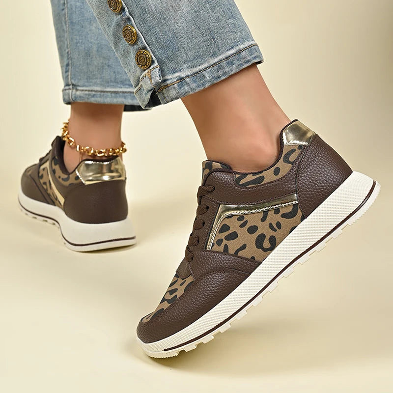 Leopard Print Platform Shoes