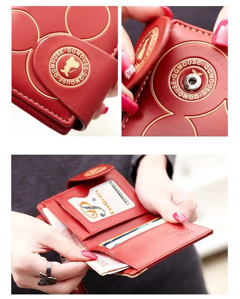Women's Korean PU Leather Explosion-Style Short Wallet